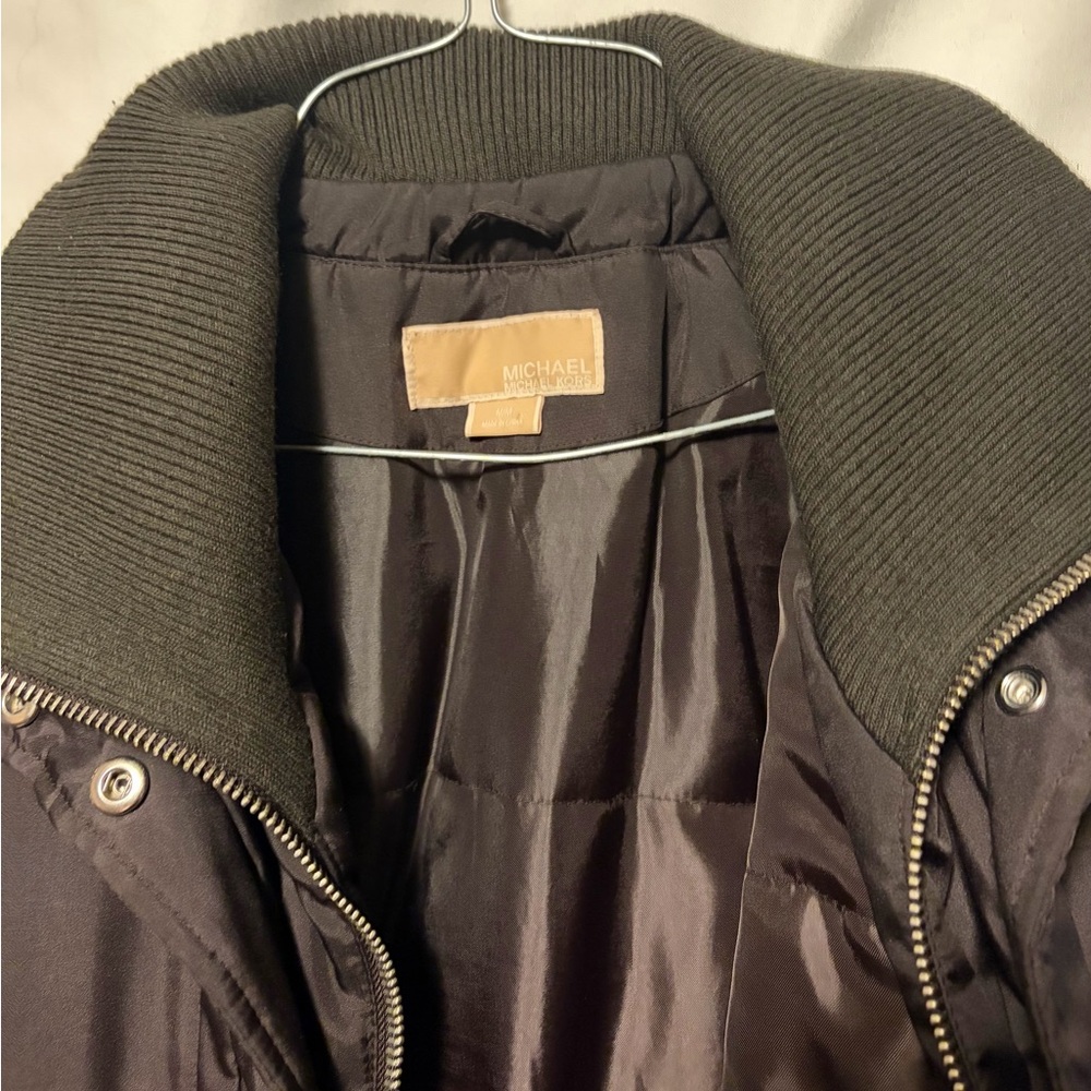 Michaels Dark Brown/Black Jacket with Tan Label